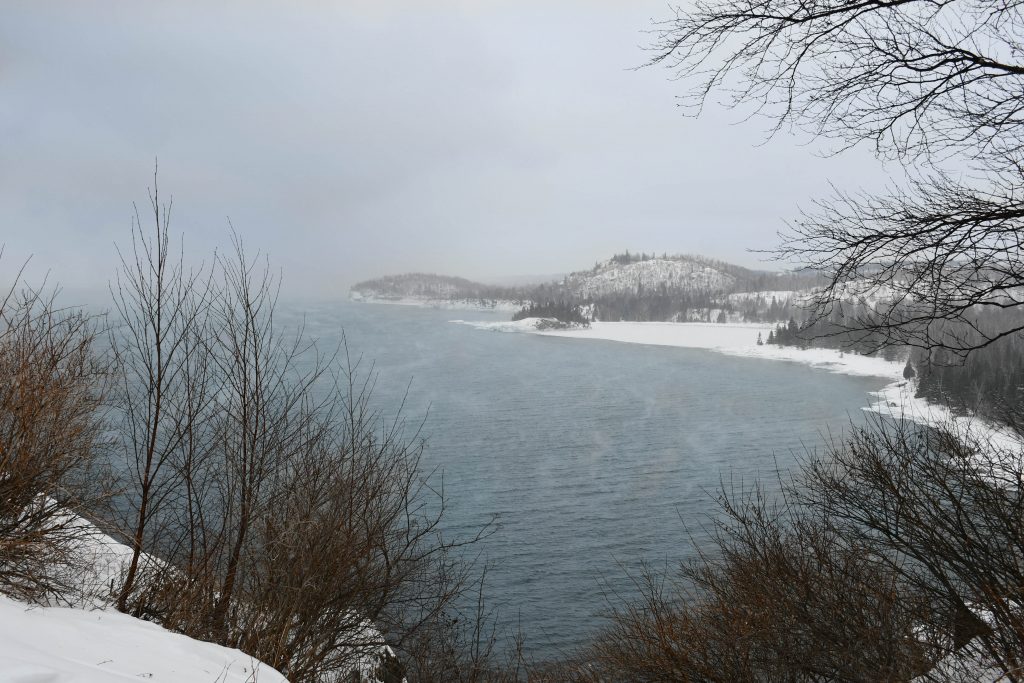 View of Ellingsen Island from the Observation Deck - Split Rock Lighthouse