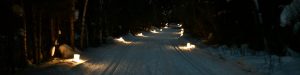 Candlelight Ski and Snowshoe