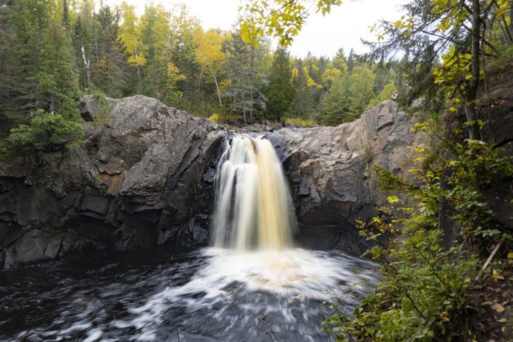 North Shore Waterfall - Illgen Falls on the Baptism River