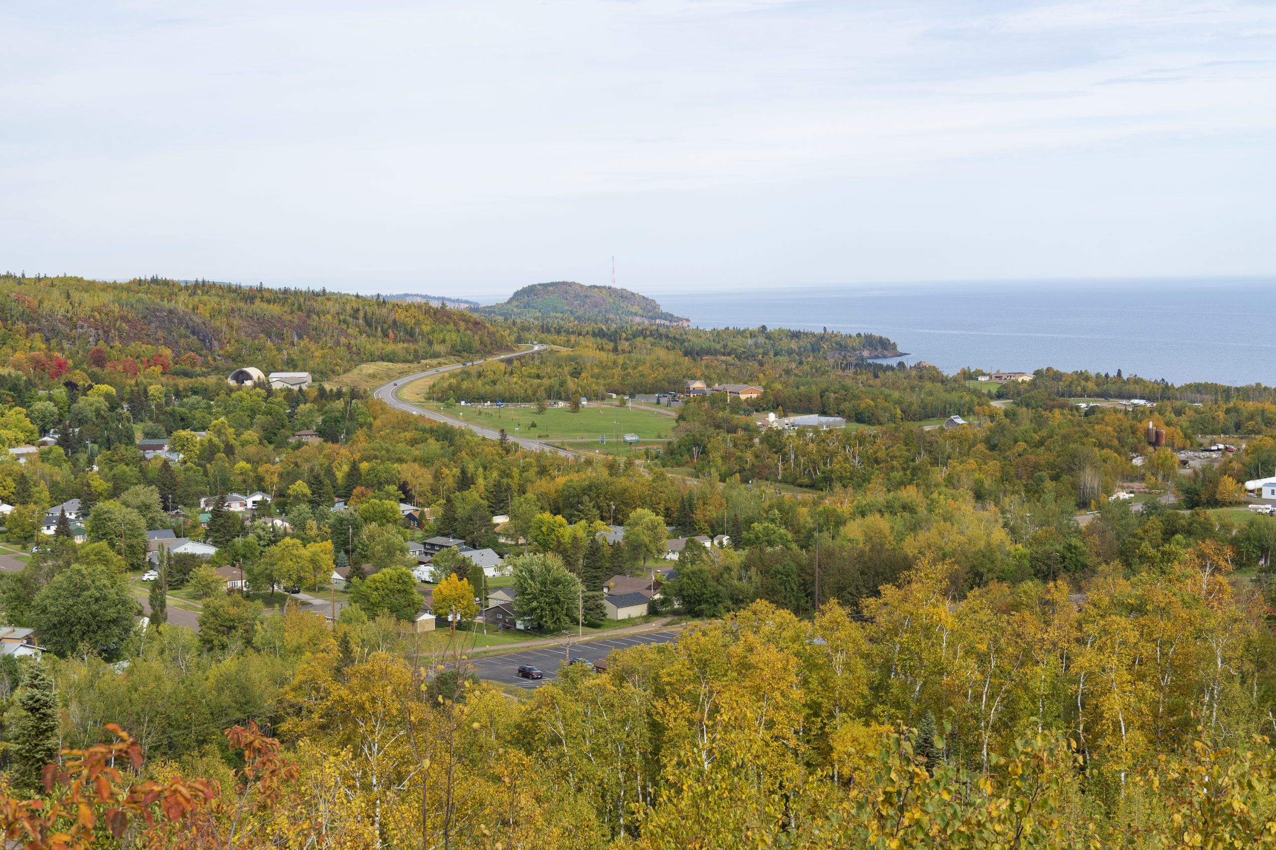 Silver Bay scenic overlook, Lake Superior, Minnesota