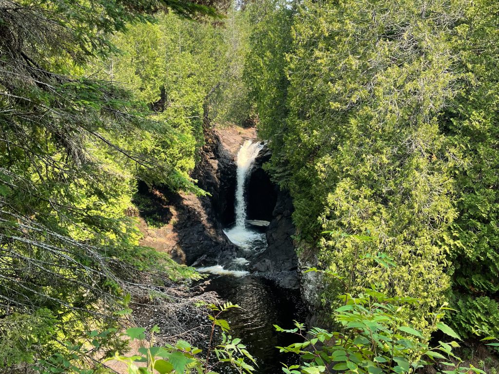 Waterfall at Cascade River State Park, North Shore MN